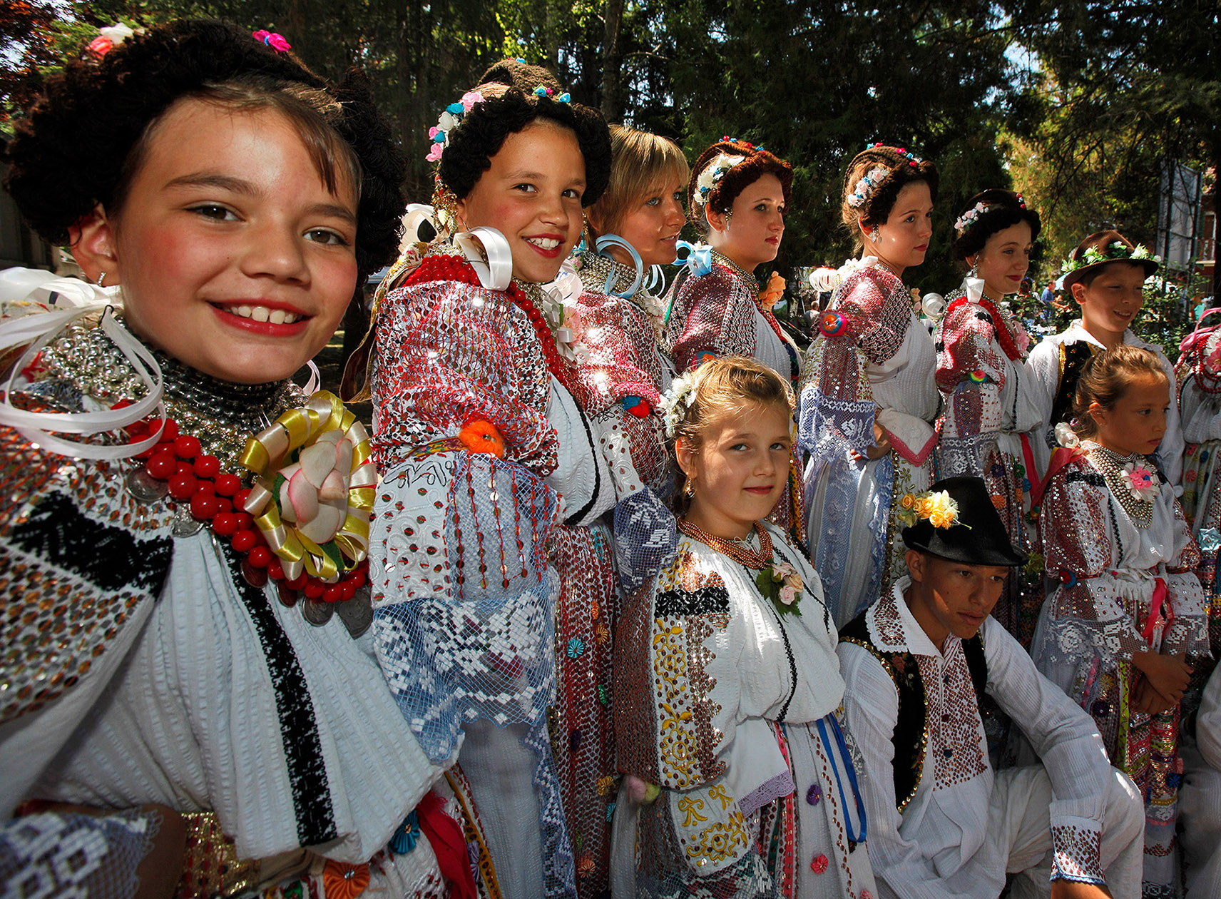 Traditional costumes of Croats in Backo Podunavlje Biosphere reserve Backi Monostor klein